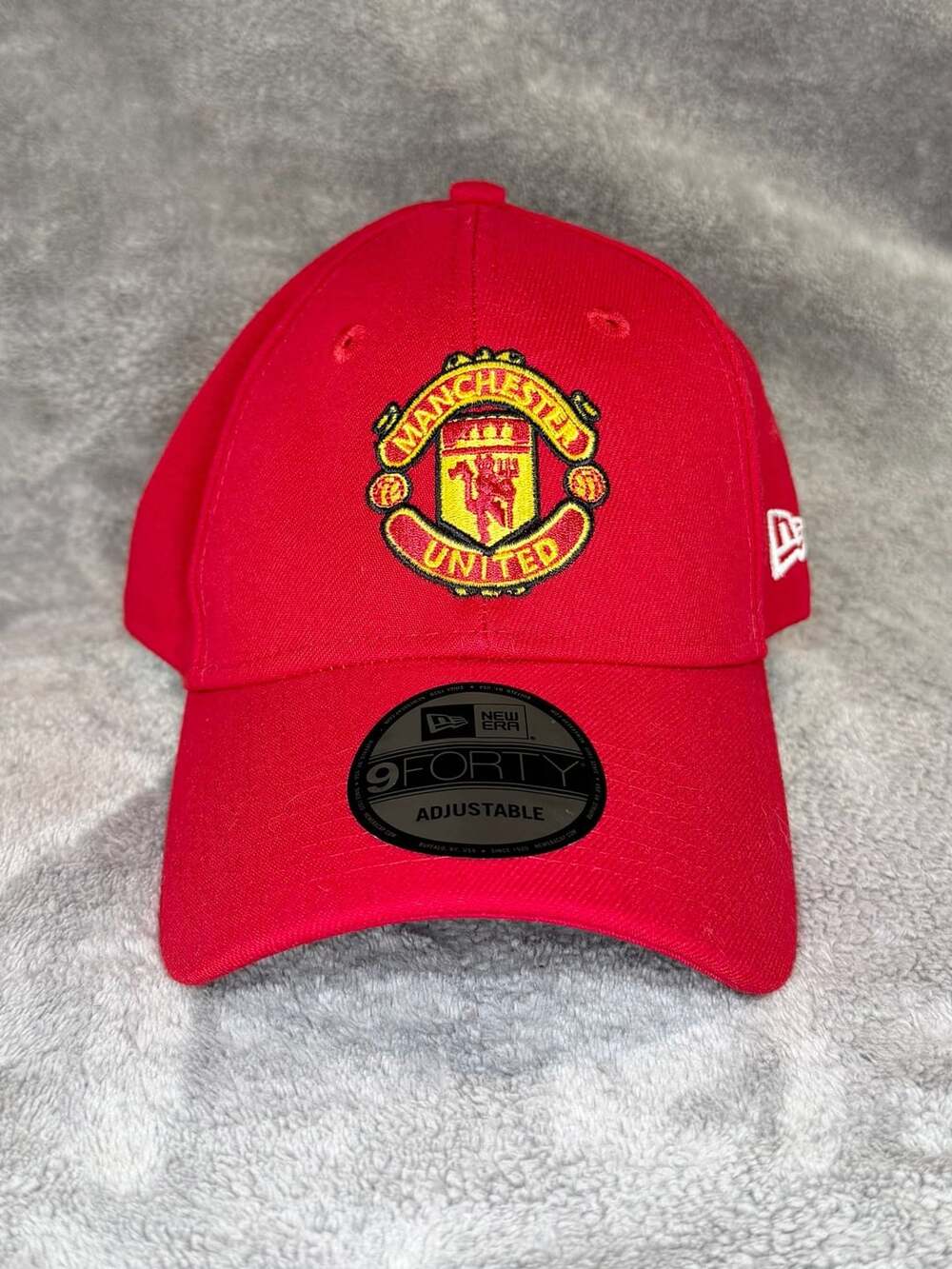 New Era Manchester United 9Forty Adjustable Hat Red